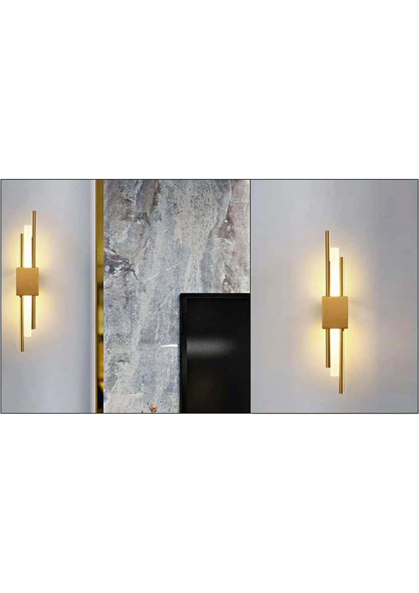 Beyond Lights - Brass Wall Sconce- GL
